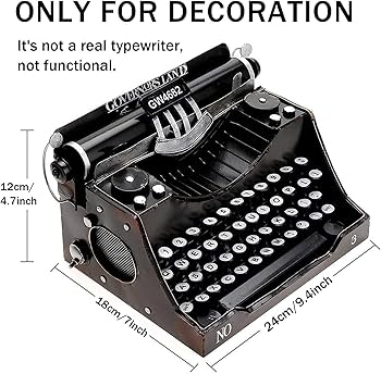 Amazon.co.jp: タイプライターモデル、クラシックなヴィンテージ装飾