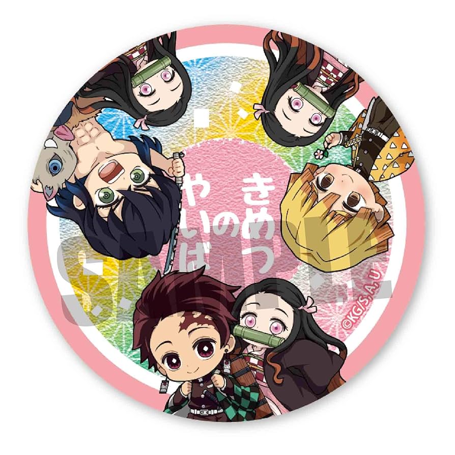 鬼滅の刃 在りし日の兄妹 缶バッジ 炭治郎 禰豆子 鬼滅