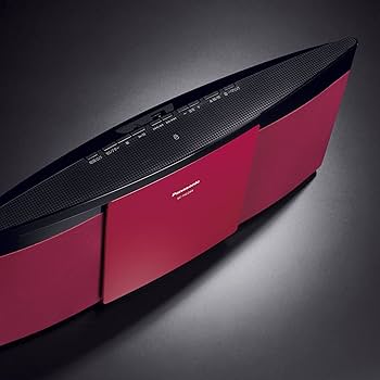 Amazon.co.jp: パナソニック ミニコンポ Bluetooth対応 レッド SC