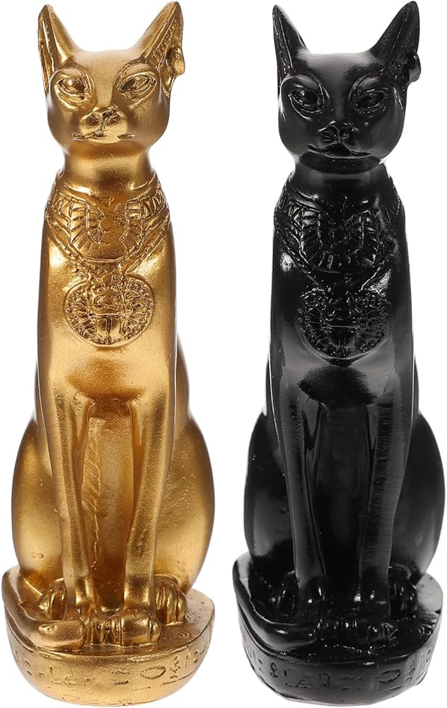 Amazon.co.jp: 幸兵衛窯 金彩 オーナメント バステト ペンダント付 猫