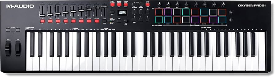 Amazon.co.jp: M-Audio USB MIDIキーボードコントローラー 61鍵