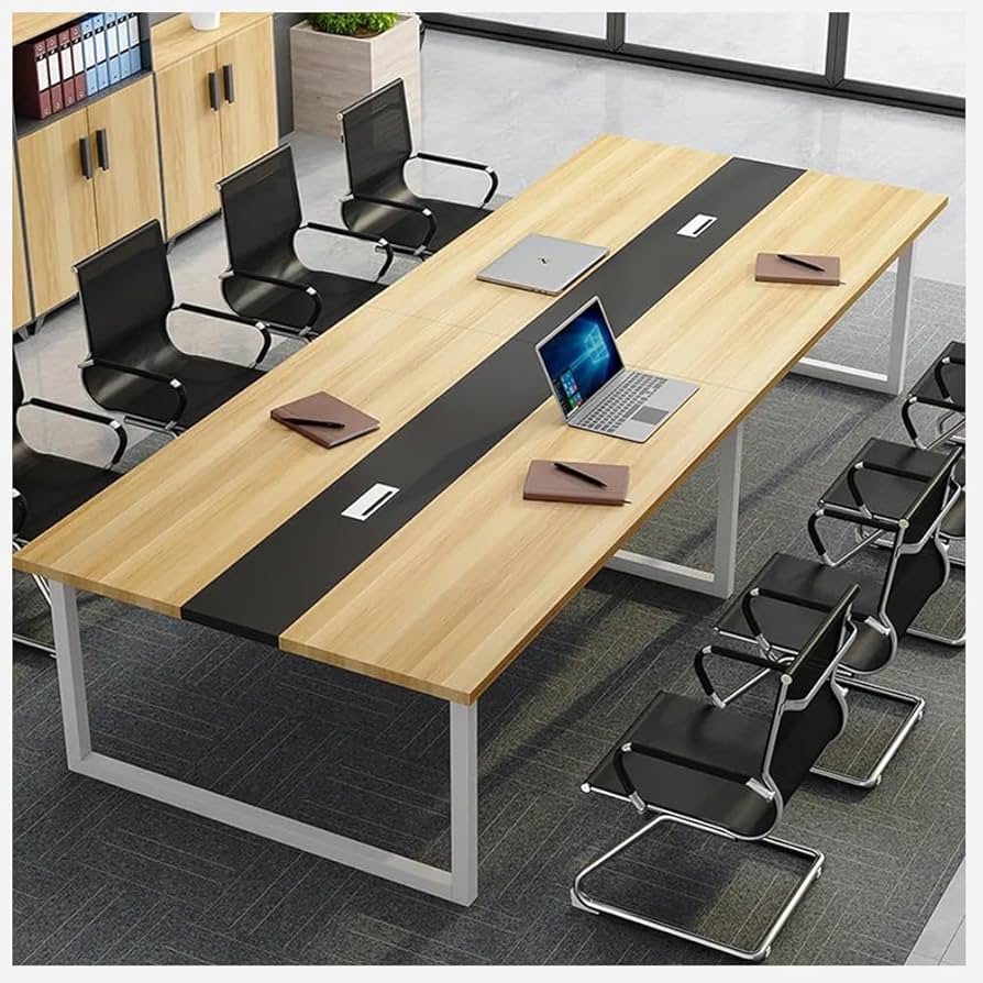 Amazon.co.jp: 会議机 会議用テーブル 8人用 ミーティングテーブル