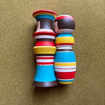 Amazon.co.jp: ルビンのこけし 佐藤卓 阿保正文 2体セット : 文房具