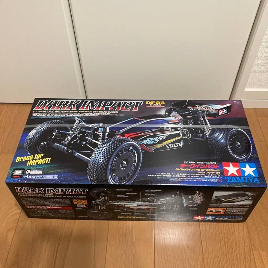 Amazon.co.jp: タミヤ DF-03 ダークインパクト レーシングバギー 電動
