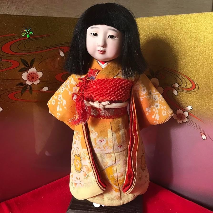 Amazon | 市松人形 東光 10号 人毛 正絹着物 | 市松人形・わらべ人形
