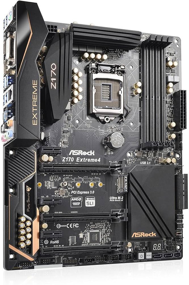 Amazon.com: ASRock ATX DDR4 Motherboards Z170 EXTREME4 : Electronics