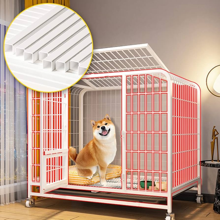 Amazon | RNQZ 小型大型犬用クレート、犬用ベビーサークル、特大