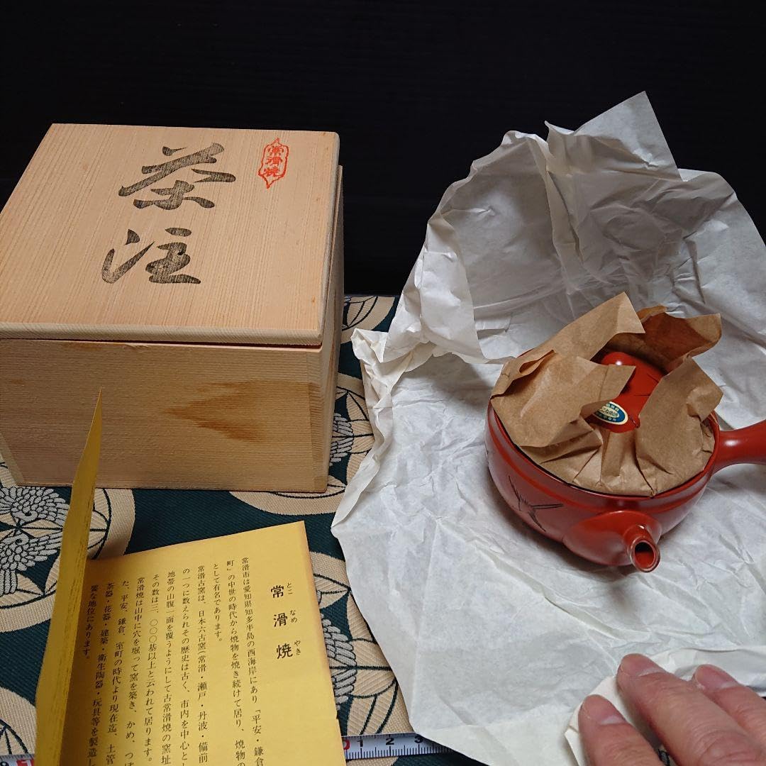 常滑焼 小西洋平 源心彩 練込 急須 茶道具 茶注 茶器 常滑焼 小西洋平