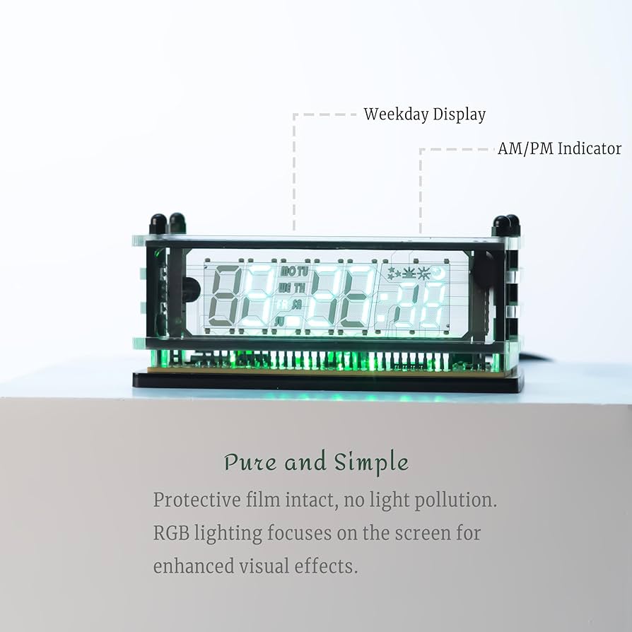 NEC VFD LD8113 x6本 時計 Amazon.co.jp: LGL Studio VFD Clock