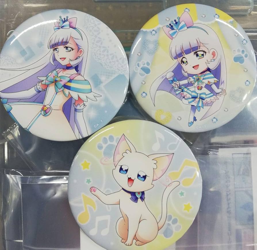 プリキュア わんぷり ハロウィン 猫屋敷ユキ キュアニャミー 缶バッジ