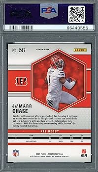 Amazon.com: Ja'Marr Chase 2021 Panini Mosaic Reactive Orange