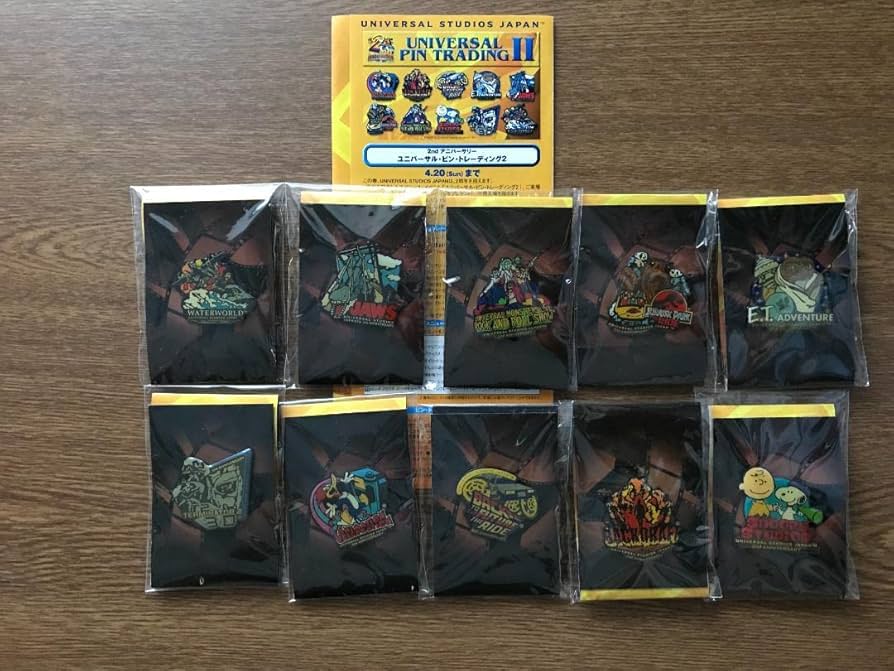 Amazon | ユニバーサルスタジオジャパン USJ 2周年 ピンバッジ 全10種