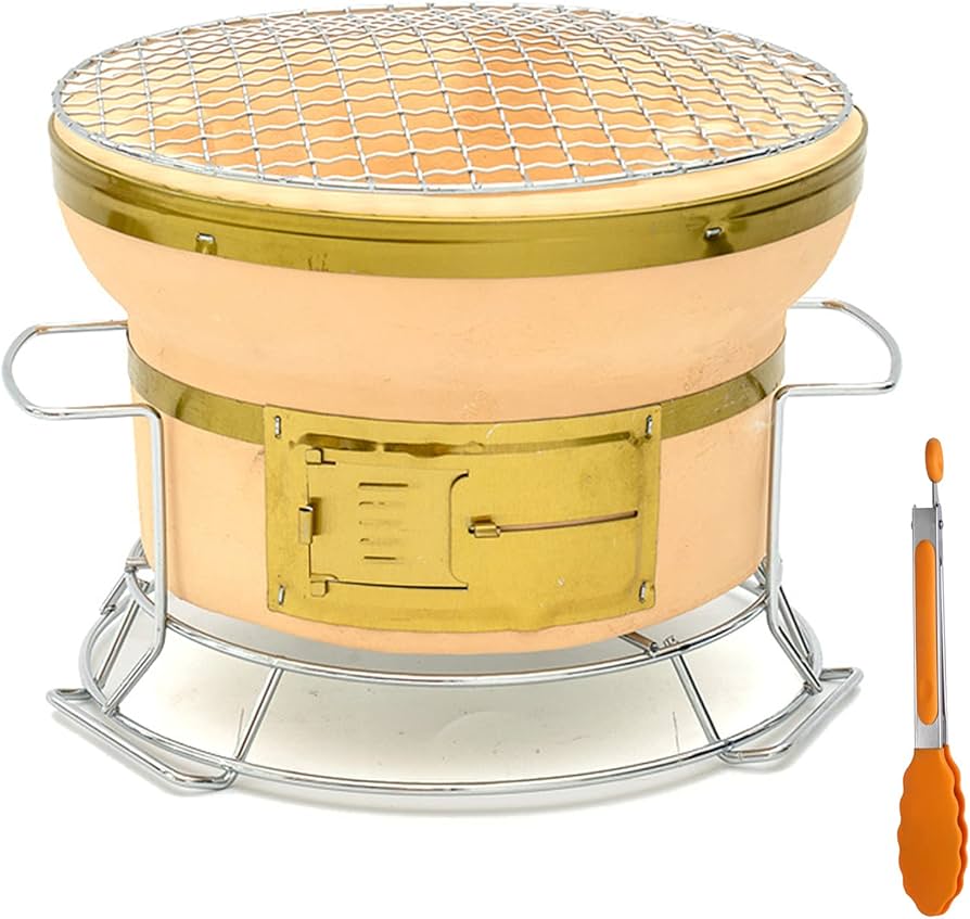 火鉢鍋帝国かまどBBQスモーカーグリル火鉢炊飯器 約80cm