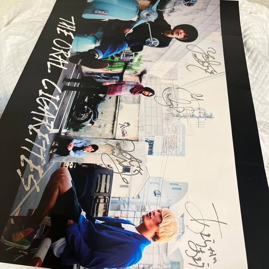 THE ORAL CIGARETTES サイン入りポスター