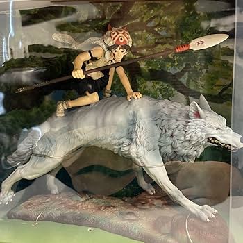 スタジオジブリ「もののけ姫 サンと犬神」フィギュア 未開封品