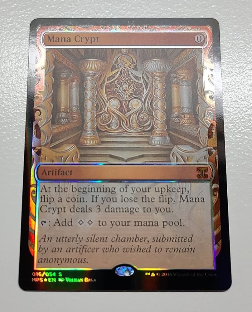 魔力の墓所 MPS 部分光沢 foil / Mana Crypt Amazon.co.jp: MTG 魔力の墓所