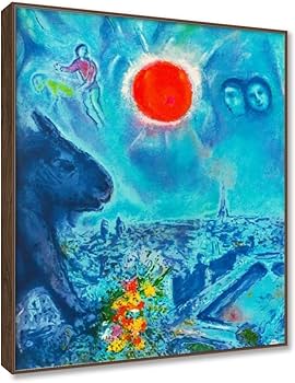 Amazon.co.jp: マルク・シャガールの有名の絵画 抽象的な画のポスター