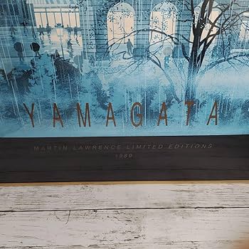 Amazon.co.jp: ヒロ ヤマガタ シルクスクリーン ポスター「レイン