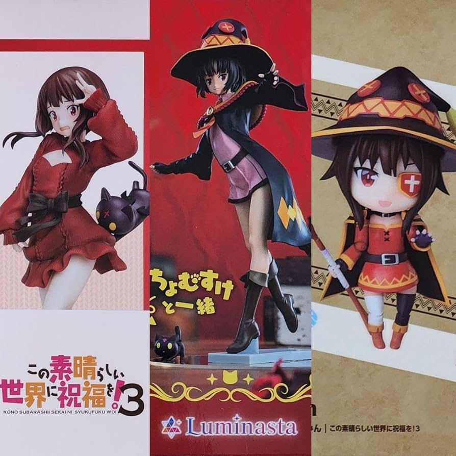 めぐみん フィギュア 3セット