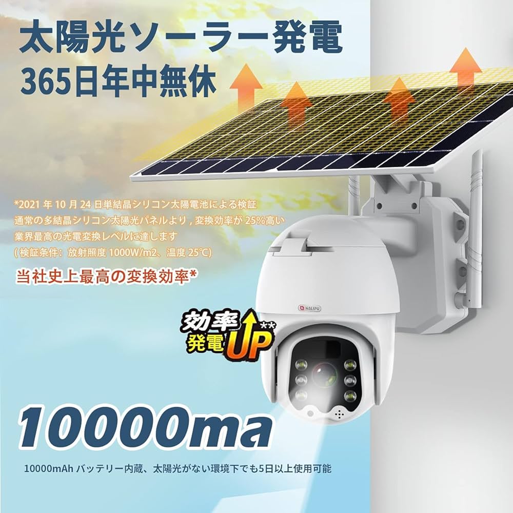 Amazon.co.jp: 【年中無休・最新4Gカメラ・SIMカード版】防犯カメラ