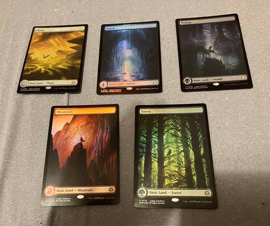 ジャッジ褒賞基本土地5枚セット mtg ジャッジ褒賞 2024 基本土地 5種セット