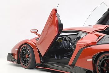 Amazon.co.jp: AUTOart 1/18 ランボルギーニ ヴェネーノ (レッド) 完成