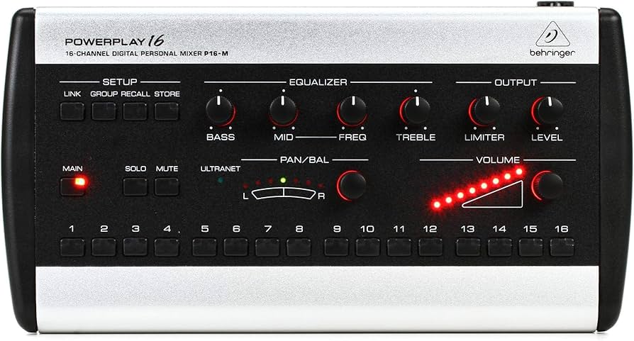 Amazon | BEHRINGER ベリンガー P16-M ( P16M ) モニターミキサー