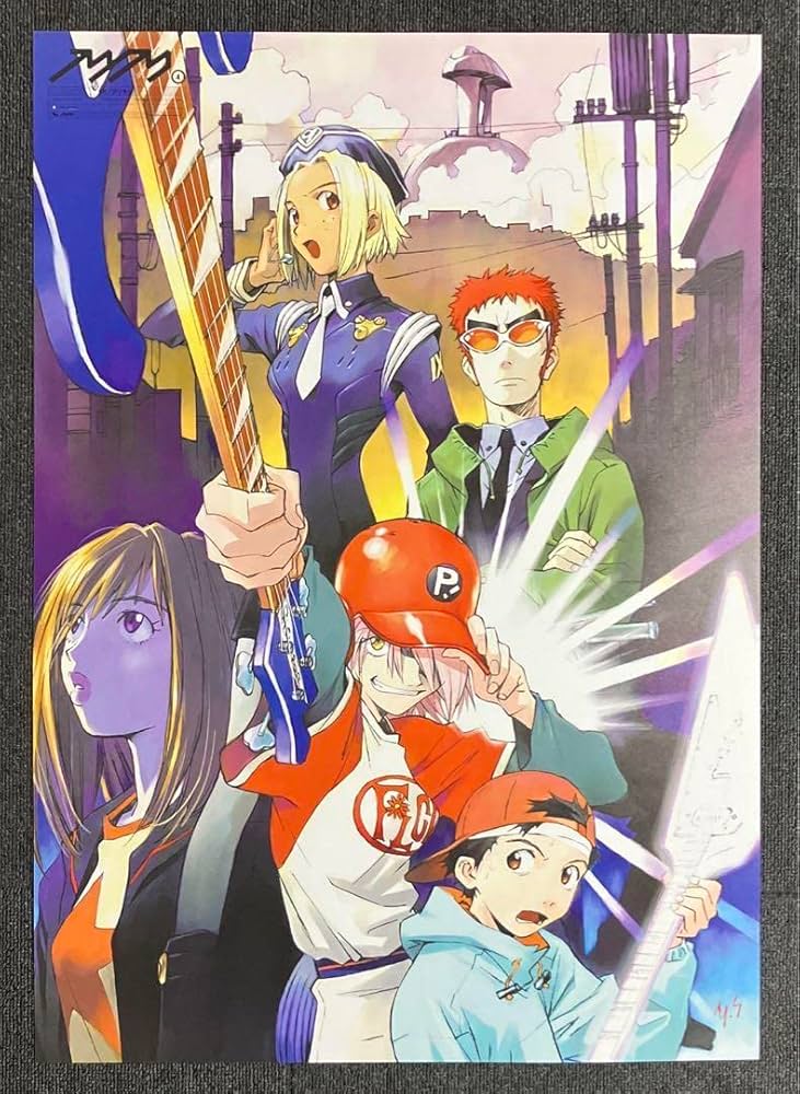 FLCL フリクリ ポスター B2 貞本義行 Amazon.co.jp: 『フリクリ』販促