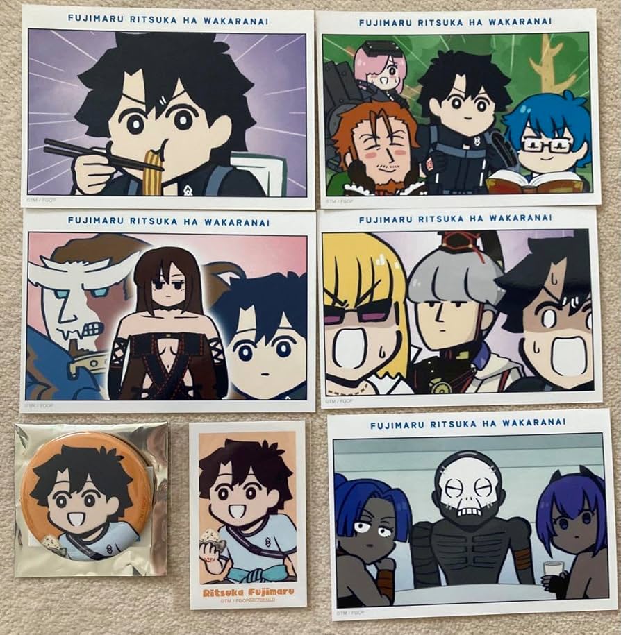 Amazon.co.jp: FGO 藤丸立香はわからない 謎丸 場面写 ブロマイド 缶