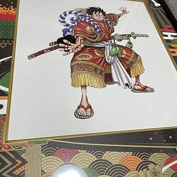 入手困難『ONE PIECE』高級複製原画 隈取りルフィ 貴重 1月発売 ONE