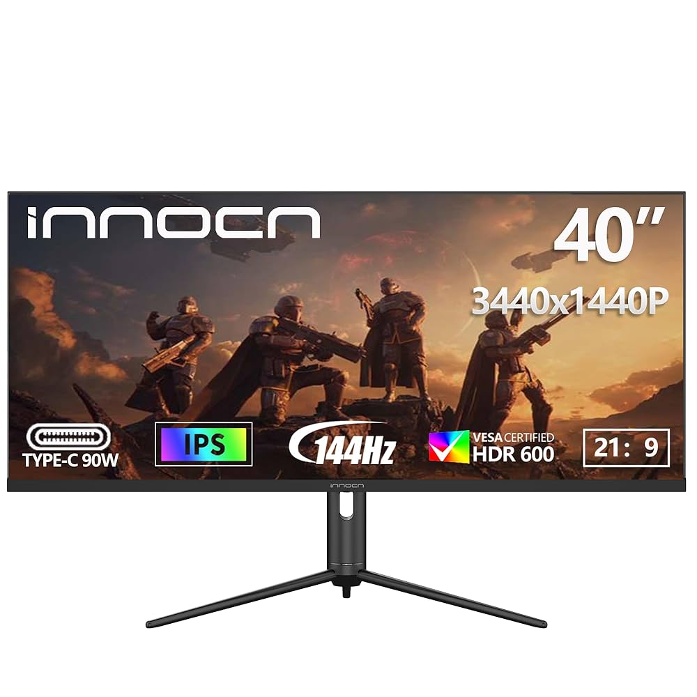 美品】innocn 40インチ WQHD モニター innocn WR40-PRO [40インチ