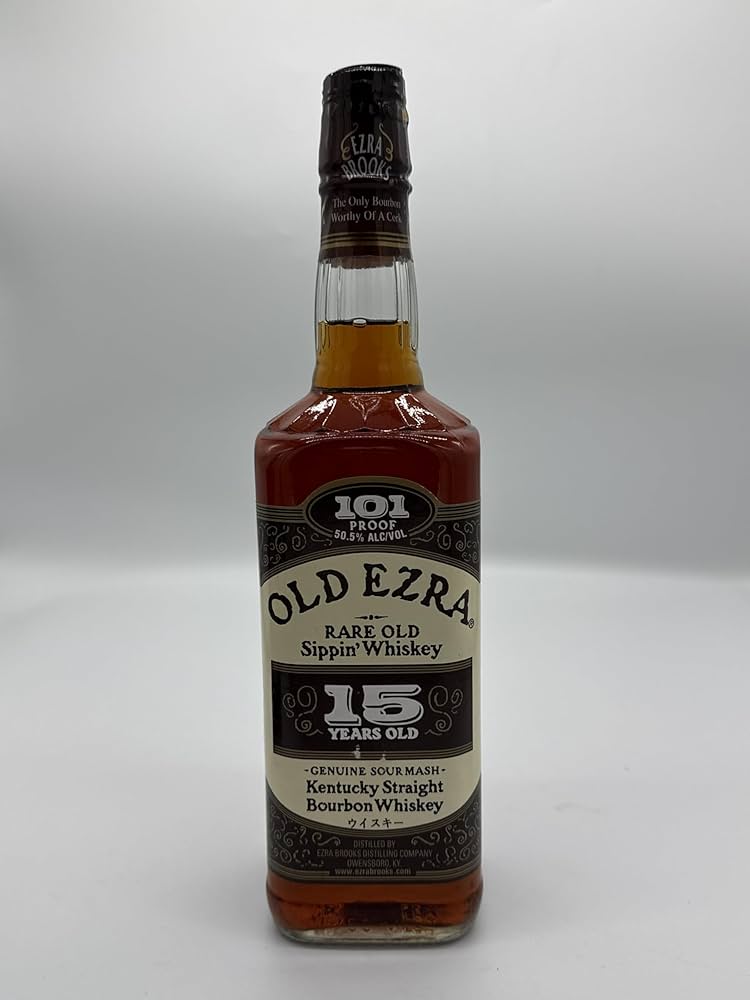 Amazon.co.jp: OLD EZRA オールドエズラ 15年 BOURBON WHISKY 旧ボトル