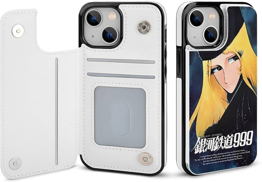 Amazon.co.jp: 銀河鉄道999 松本零士 iphone 13ケース 手帳型 iPhone