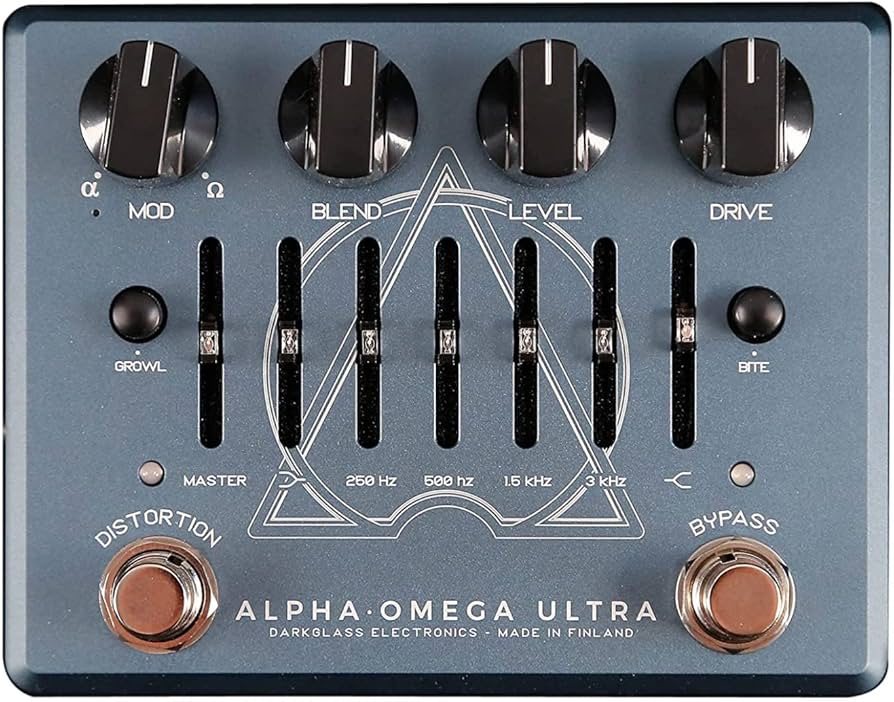 Amazon.com: Darkglass Alpha Omega Ultra Dual Bass Preamp/OD Pedal