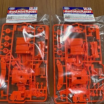 Amazon.co.jp: ミニ四駆 FMA蛍光カラーシャーシセットオレンジ : ホビー