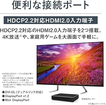 Amazon.co.jp: Acer モニター ディスプレイ ET430Kwmiiqppx 43インチ
