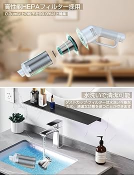 Amazon | 【Amazon 限定出品・2024進級版】掃除機 コードレス