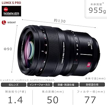 Amazon.co.jp: パナソニック(Panasonic) 大口径標準単焦点レンズ フル