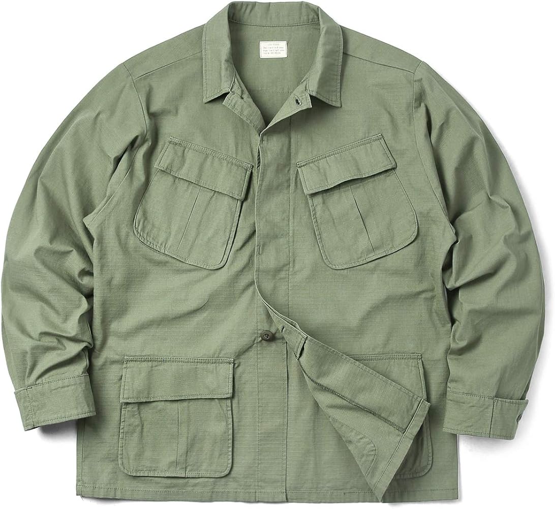 Amazon | 忠実復刻 米軍 ジャングルファティーグ ジャケット（ベトナム