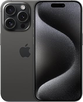 Amazon.com: Apple iPhone 15 Pro, 128GB, Black Titanium - Cricket