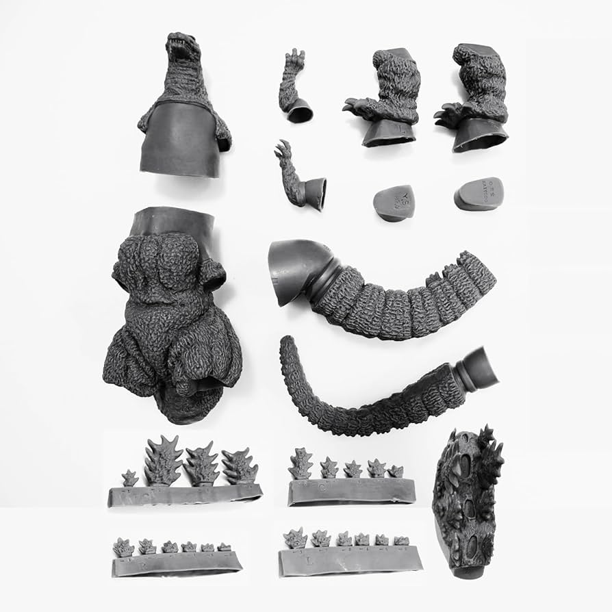 Amazon.co.jp: ゴジラ(1989) 1/400 ソフビキット復刻版 1/400スケール