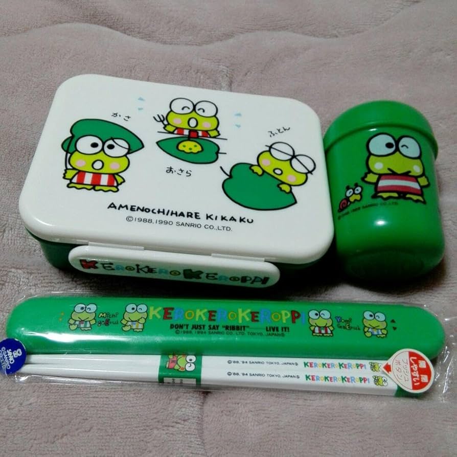 レトロ サンリオ けろけろケロッピ 収納ケース けろけろけろっぴ 1989