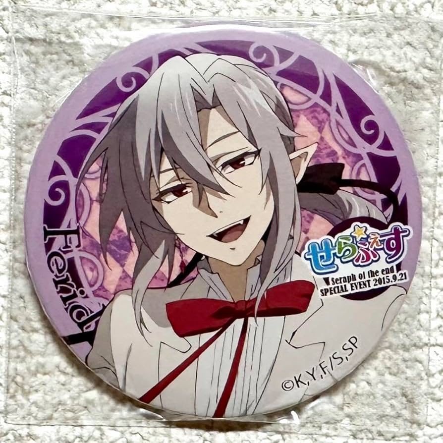 終わりのセラフ WIT STUDIO原画 フェリドバートリー 缶バッジ