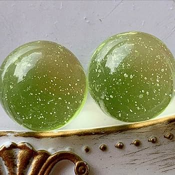 Amazon | ビー玉 10個セット ウラン ガラス ヴァセリン グラス