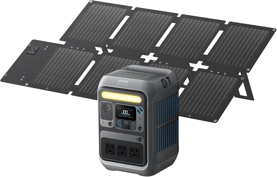 Amazon.com : Anker Solar Generator SOLIX C300 with 60W Solar Panel