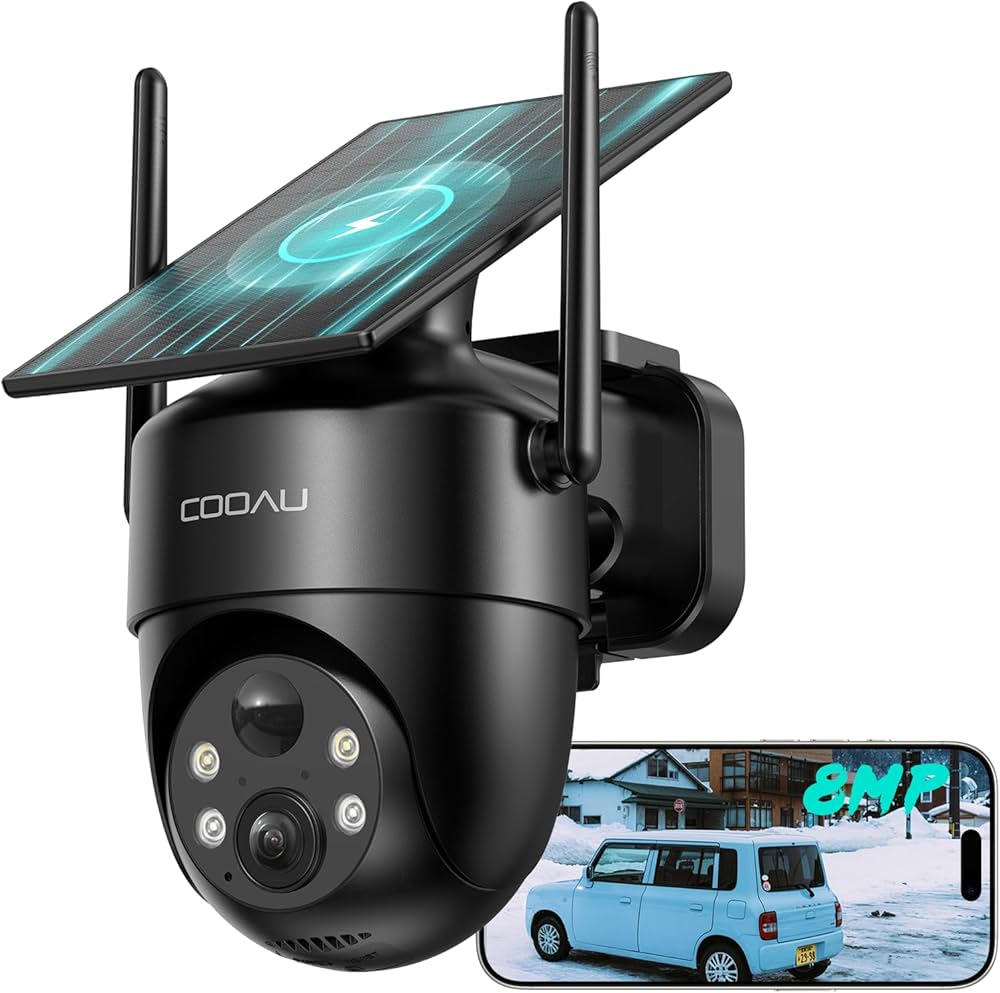 Amazon.co.jp: 「2026 初登場800万超高画素・真ソーラー一体型」COOAU