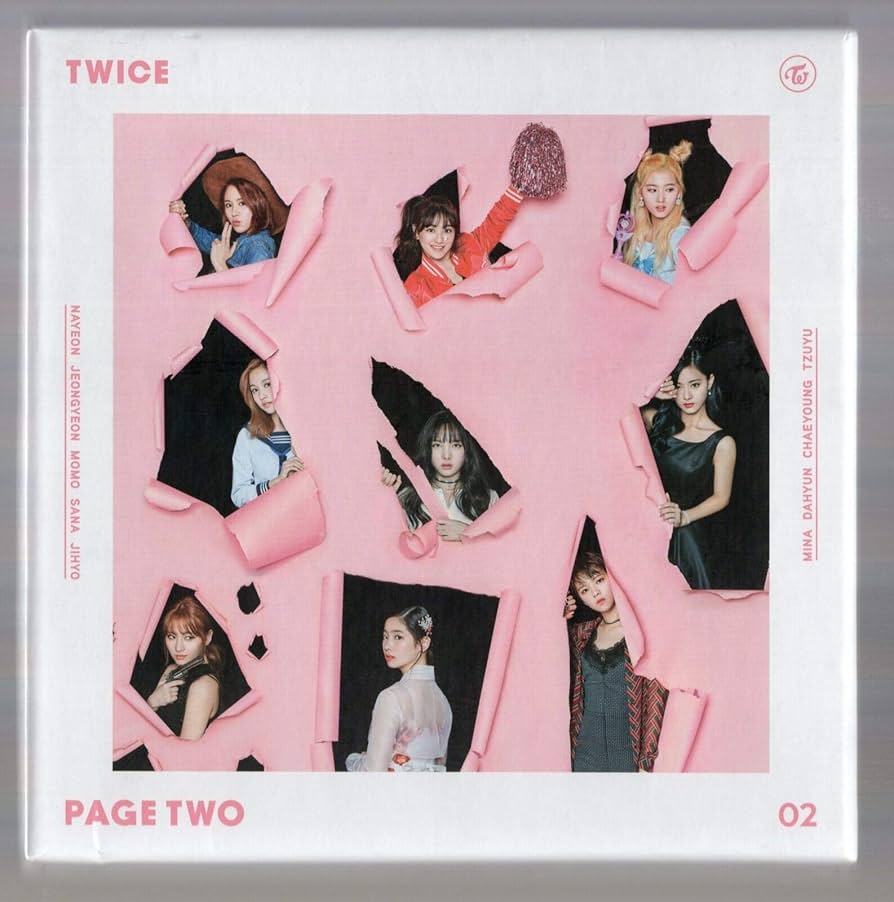 TWICE☆Page Two: 2nd Mini Album モモmomo直筆サイン入りCD