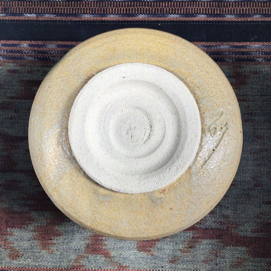 特注品黄瀬戸焼大竹窯小川勝弘抹茶茶碗