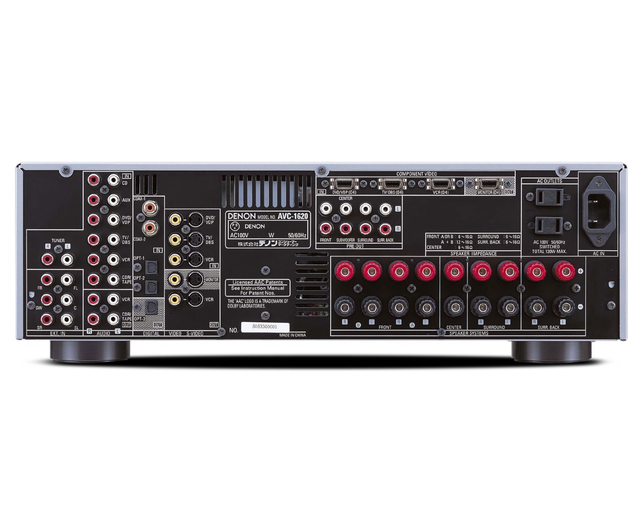 Amazon | DENON デノン AVC-1620 AVサラウンドアンプ | Denon | AV