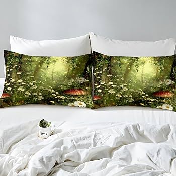 Amazon｜Erosebridal マジックボックスシーツ マッシュルーム ボックス